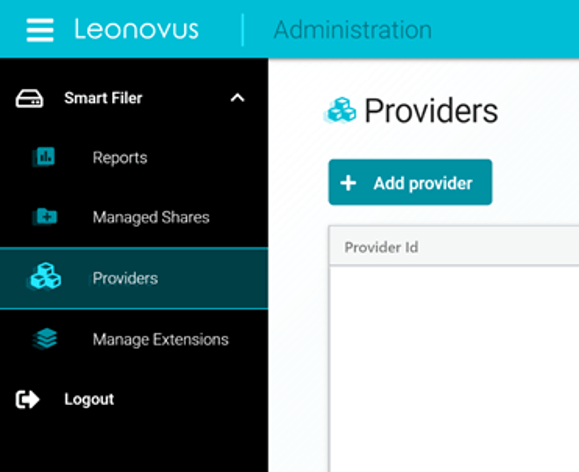 Smart Filer add provider